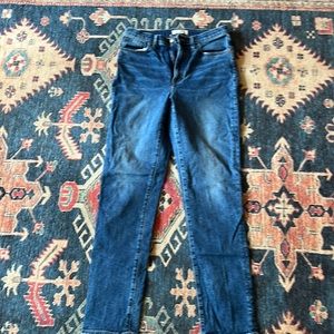 Madewell the high rise slim boy Jean